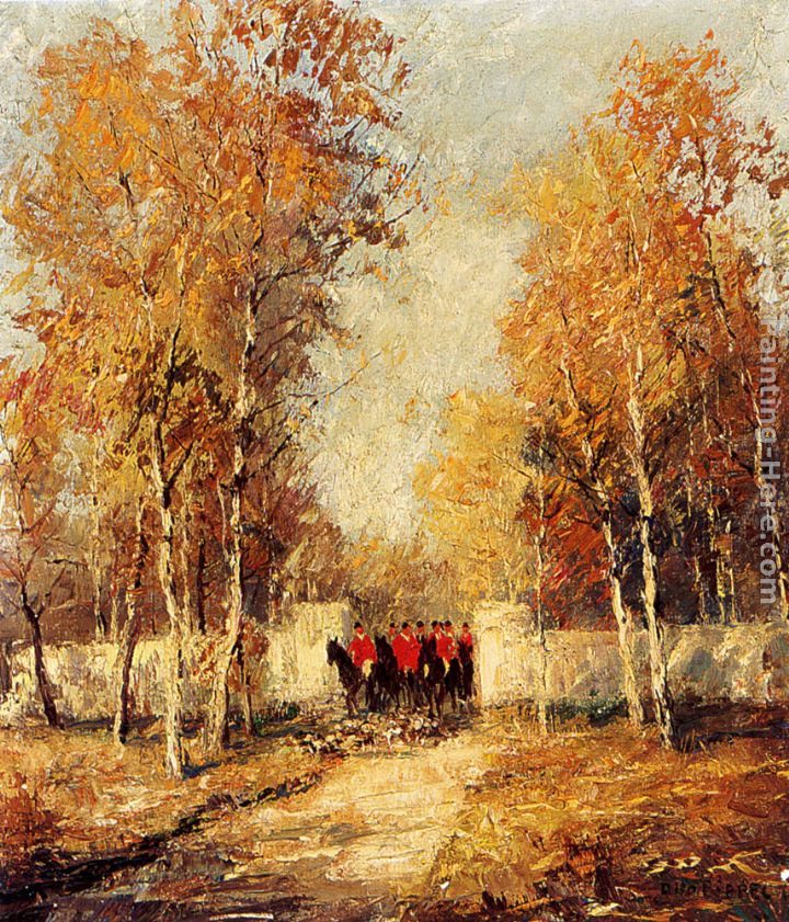 The Hunt painting - Otto Eduard Pippel The Hunt art painting